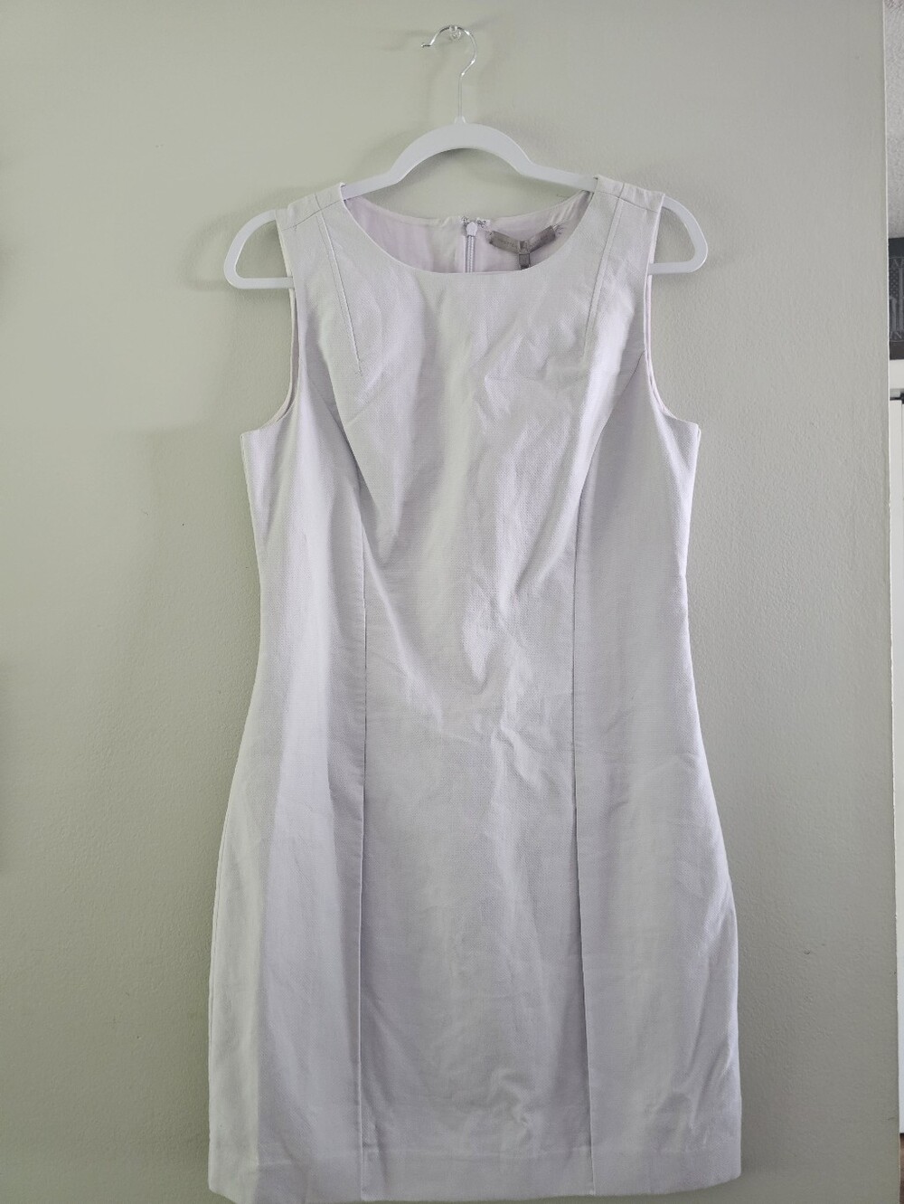 Halston Heritage NWT Freesia Sheath Dress Size 8 Coastal Chic $375